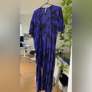 NWOT (unworn and unwashed) gorgeous osei-Duro Lesta wrap dress in Rorschach. XS